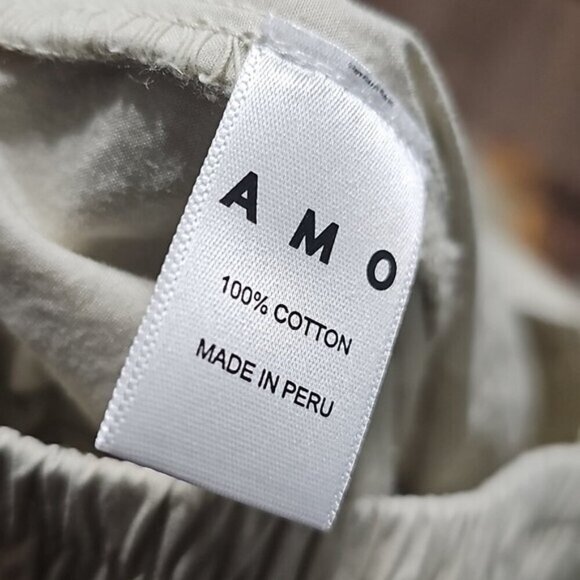 AMO Anthropologie Beige Cream High Waist Pants Size Small New - Picture 4 of 6